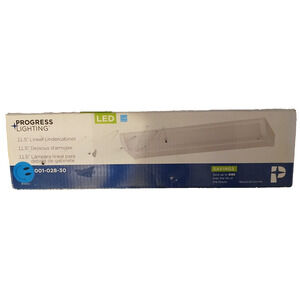 Progress Lighting P700001-028-30 Hide-a-Lite V Undercabinet 11.5 inch White